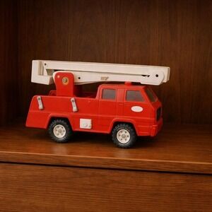 Vintage Tonka Snorkel Fire Truck 18" Pressed Steel Ladder Truck